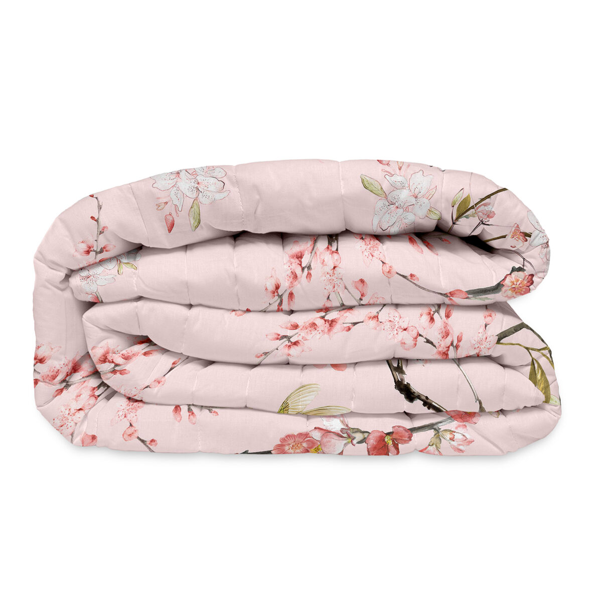 Colcha HappyFriday HF Chinoiserie Multicolor Cor de Rosa 240 x 260 cm